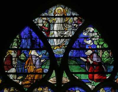 Window depicting the Transfiguration by French School